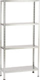 Avasco opbergrek stellingkast solid 50 gegalvaniseerd - 200 kg draagkracht - 150x75x30 cm