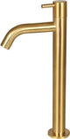 Differnz wastafelkraan - koudwaterkraan - hoog - 28.5 x 11.5 cm - mat goud