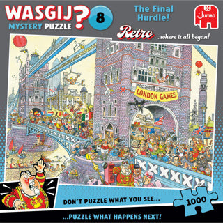 Merkloos sans marque wasgij retro mystery 8 legpuzzel - de laatste horde!, 1000st.