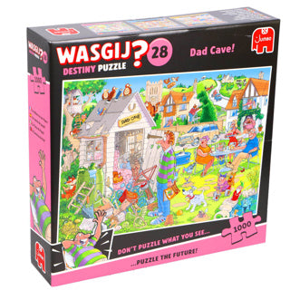 Jumbo wasgij destiny 28 legpuzzel - de mancave van pa, 1000st.