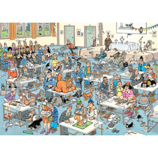 Jan van haasteren legpuzzel - de kattenshow - 1000st.