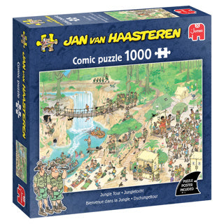 Chargez l'image dans la visionneuse de la galerie, Jan van haasteren jan van hasteren de jungletocht 1000 stukjes
