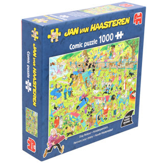 Afbeelding laden in galerijviewer, Jumbo jan van haasteren legpuzzel - hondenparcours, 1000st.
