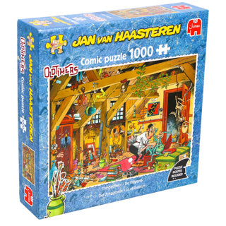 Jumbo jan van haasteren legpuzzel - oldtimers de vrijgezel, 1000st.