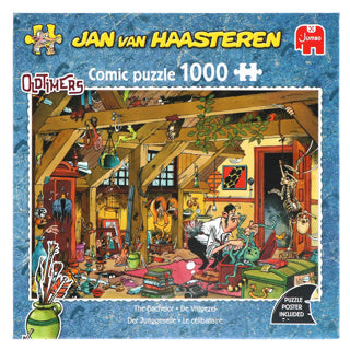 Jumbo jan van haasteren legpuzzel - oldtimers de vrijgezel, 1000st.