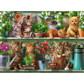 Chargez l'image dans la visionneuse de la galerie, Ravensburger puzzel katjes in het rek 500 stukjes

