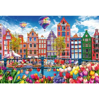 Chargez l'image dans la visionneuse de la galerie, Trefl puzzel kleurvol amsterdam 1500 stuks | 2 stuks
