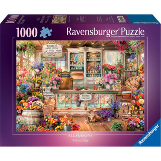 Load image into Gallery viewer, Ravensburger puzzel all seasons flowershop 1000 stukjes
