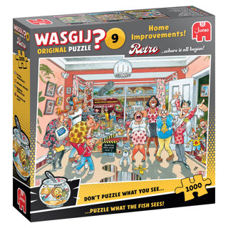 Wasgij retro original 9 legpuzzel - klein verbouwinkje, 1000st.