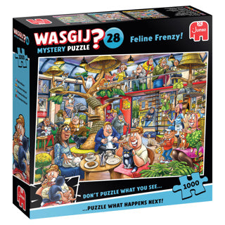 Afbeelding laden in galerijviewer, Wasgij mystery 28 - kat-en-muisspel! - 1000 stukjes puzzel - legpuzzel
