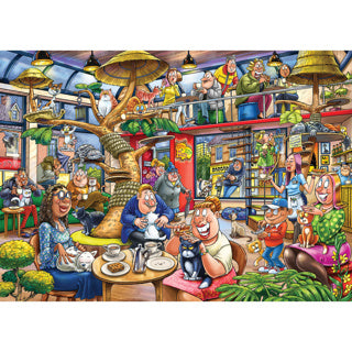 Afbeelding laden in galerijviewer, Wasgij mystery 28 - kat-en-muisspel! - 1000 stukjes puzzel - legpuzzel
