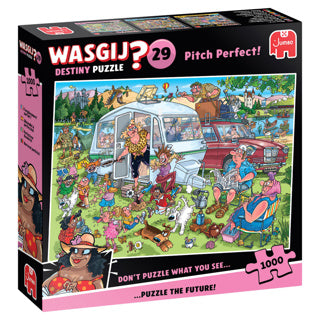 Laden Sie das Bild in Galerie -Viewer, Wasgij destiny 29 legpuzzel - pitch perfect! - 1000st.
