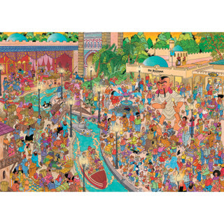 Afbeelding laden in galerijviewer, Jan van haasteren legpuzzel - efteling fata morgana - 1000st.
