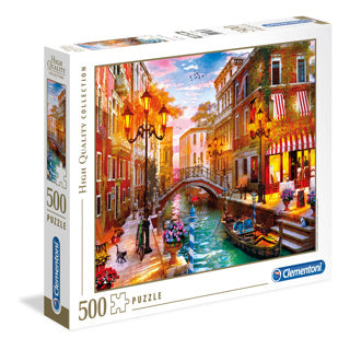 Load image into Gallery viewer, Clementoni puzzel zonsondergang venetie 500 stukjes | 2 stuks
