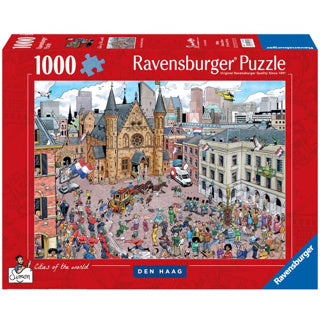Ravensburger – cities of the world: den haag – legpuzzel – 1000 stukjes