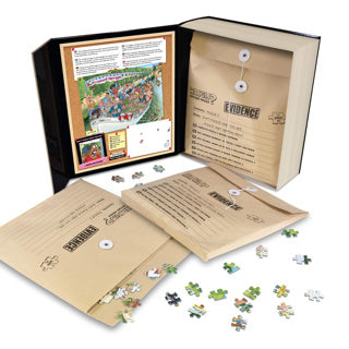 Chargez l'image dans la visionneuse de la galerie, Wasgij pieces of evidence - the last voyage – unieke 3-in-1 puzzel met mysterie
