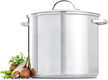 Deksi soeppan met glasdeksel 10liter ã˜26cm alle warmtebronnen