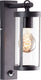 Brilliant sidney - buiten wandlamp - met sensor - e27 1 x 20w - ip44 - zwart
