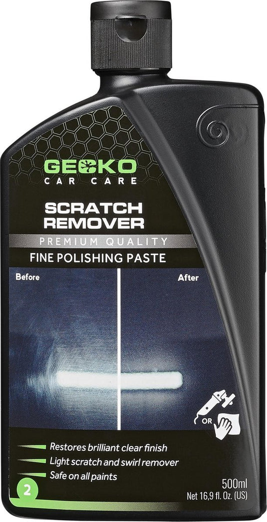 Gecko car care gecko kras verwijderaar en fijn polijstmiddel fles 500 ml