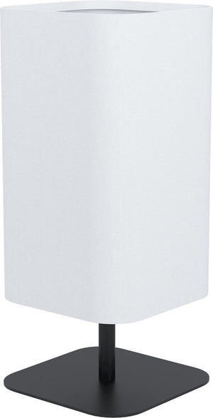 Eglo guerima tafellamp - e27 - 42 cm - zwart wit