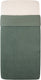 Witlof for kids ledikantdeken tuck-inn forest green velvet rib 60 x 120 cm
