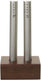 Wmf peper- en zoutstel - rvs en acaciahout - 15 cm - elegant design - duurzaam - handmatig