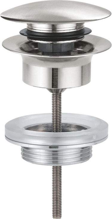 Grohe afvoergarnituur push open supersteel