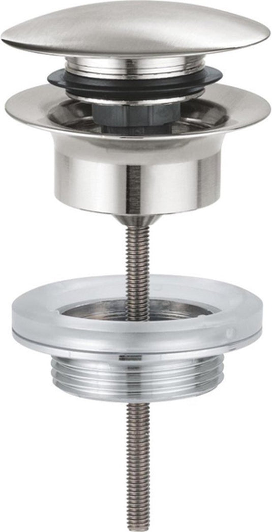 Grohe afvoergarnituur push open supersteel