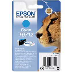 Inktcartridge epson t0712 cyaan