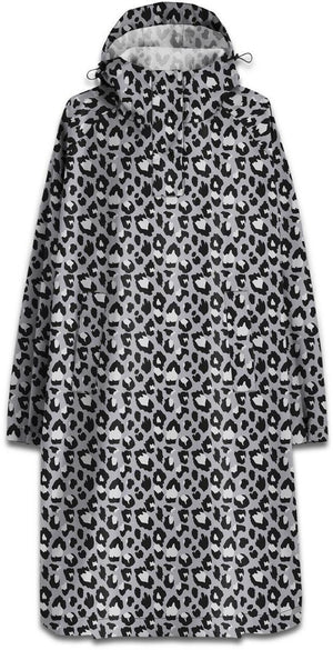 Reisenthel mini maxi raincoat - regenjas - oversized - waterdicht - one size - leo nero zwart