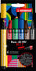 Stabilo pen 68 max arty - viltstift met dikke beitelpunt - set 6 stuks