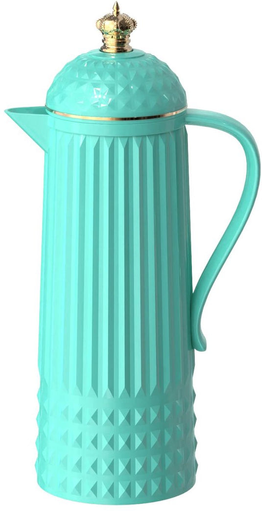 Present time thermoskan crown - turquoise - ø12cm - scandinavisch