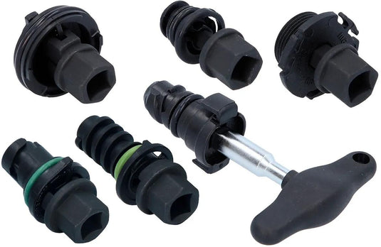 Ks tools öldiensteinsatz-set oil special profile set 6pcs. 3 8