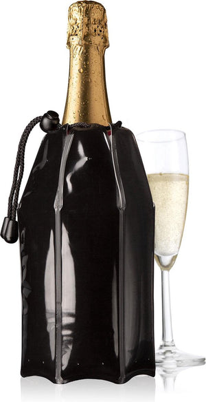 Vacuvin vacu vin champagnekoeler active 1 liter 15,5 x 21,5 cm zwart
