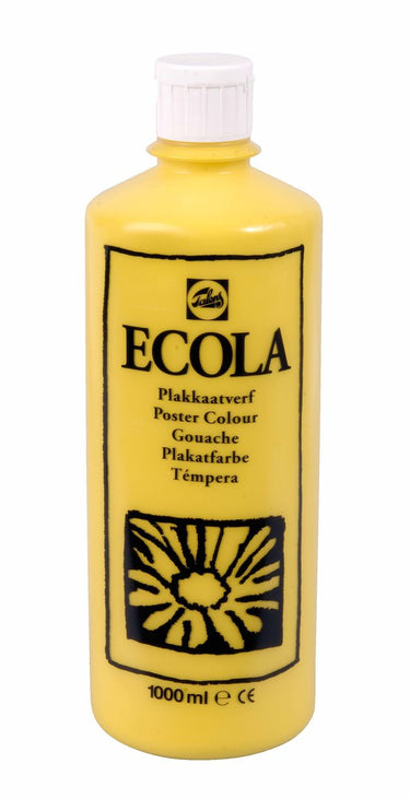 Talens ecola plakkaatverf 200 geel 1000ml