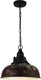 Eglo vintage grantham 1 - hanglamp - 1 lichts - antiek bruin, beige