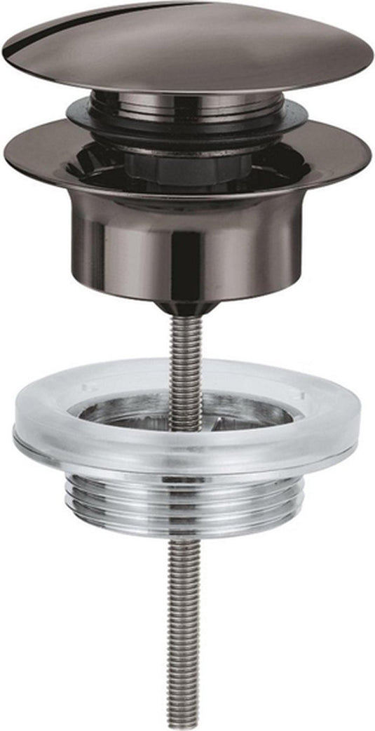 Grohe afvoergarnituur push open hard graphite
