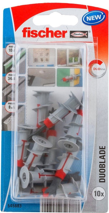 Fischer 545683 duoblade k nv gipsplaatplug 44 mm 1 set(s)