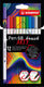 Stabilo pen 68 brush - viltstift - arty - set met 12 stuks