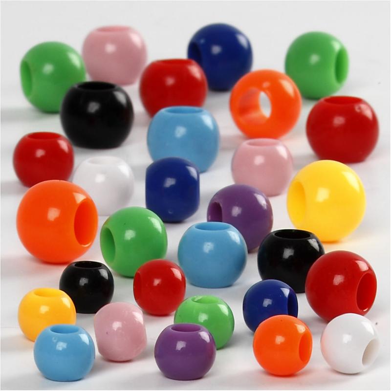 Load image into Gallery viewer, Https: www.cchobby.nl pony-kralen-afm-6-10-mm-gatgrootte-3-5-mm-ca-444-stuk-85-gr-150-ml-1-doos
