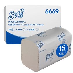 Handdoeken scott airflex wit