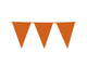 Globos reuzevlaggenlijn oranje 10m kunststof