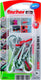 Fischer duopower 6x30 met ronde haak (blister)