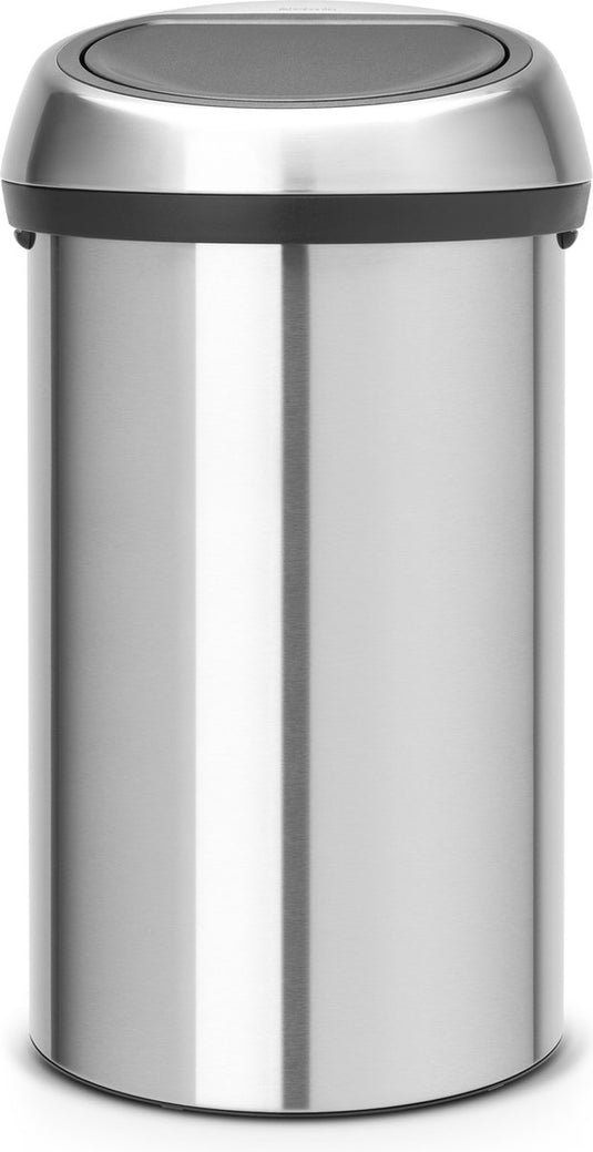 Brabantia touch bin prullenbak - 60 liter - matt steel