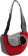Flamingo hondentas skip – comfortabele honden draagtas buikdrager – draagtas hond kat – rood grijs – 50 cm – tot 10 kg