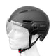VisGoud Pro fietshelm zwart maat 55-58 cm (S M)