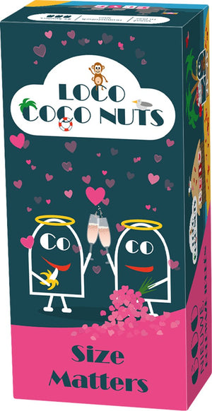 Geronimo games - loco coco nuts: size matters - kaartspel - partyspel - 3+ spelers - vanaf 16 jaar