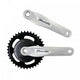 Miranda beta 1 crankstel met disc 95mm 33 tands crank gepolijst zwart