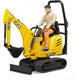 Bruder jcb mini graafmachine + machinist