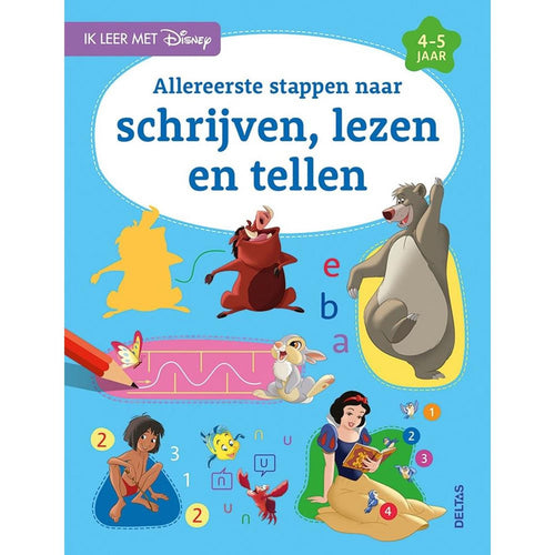 Deltas disney ik leer met - schrijven, lezen en tellen (4-5 j.)